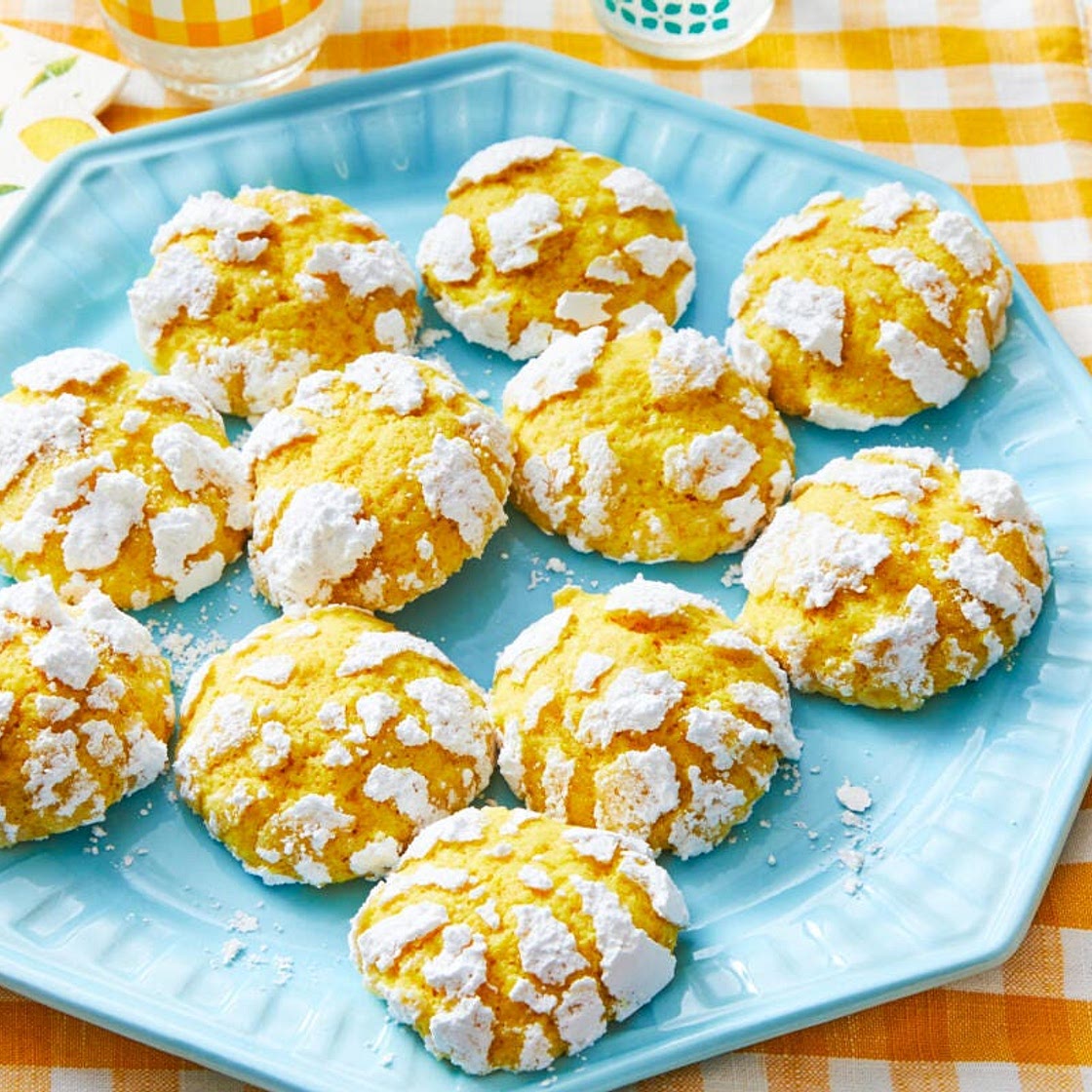 Lemon Crinkle Cookies