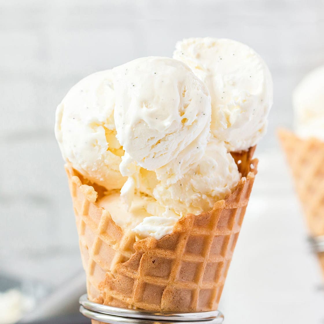 No-Churn Vanilla Ice Cream