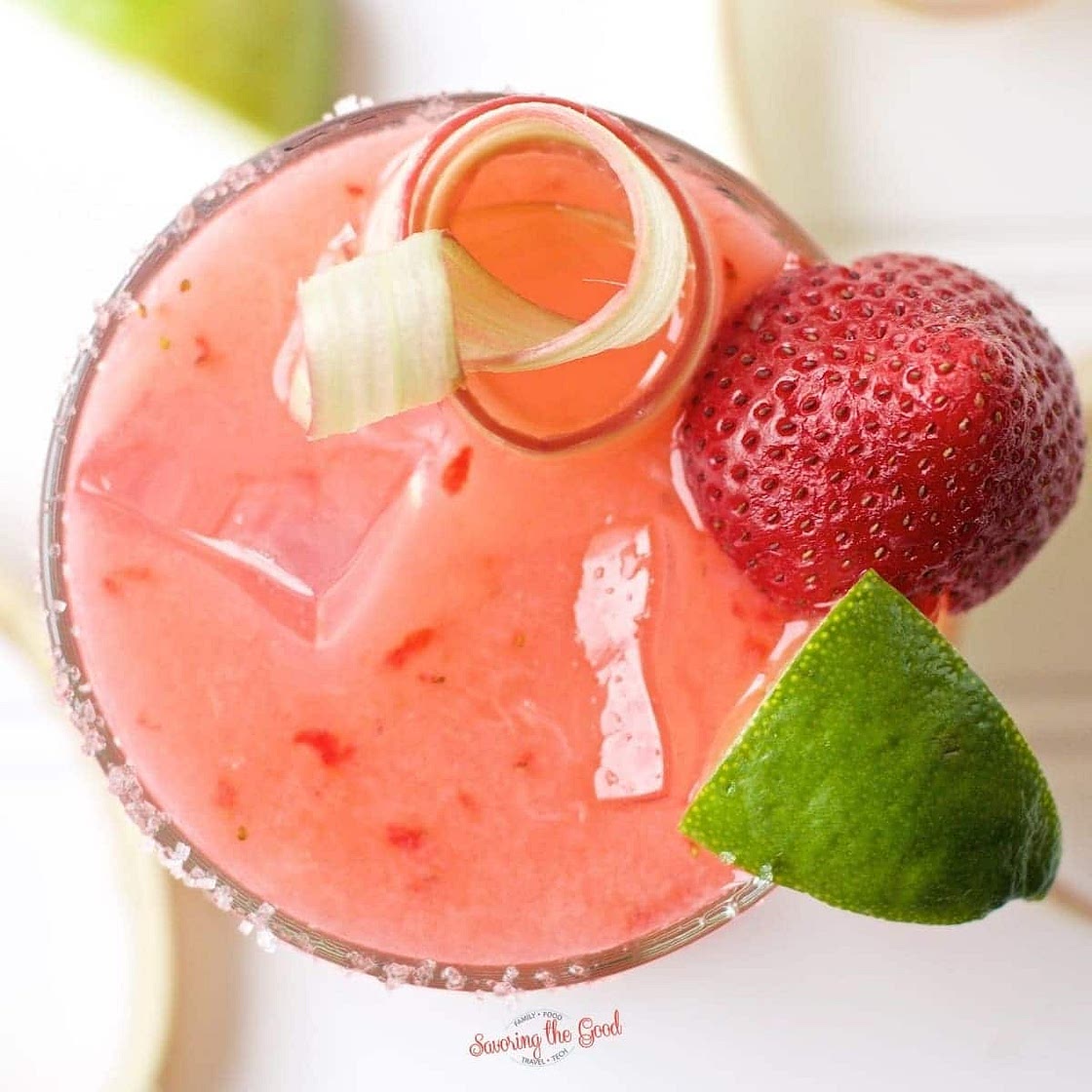 Strawberry Rhubarb Margarita