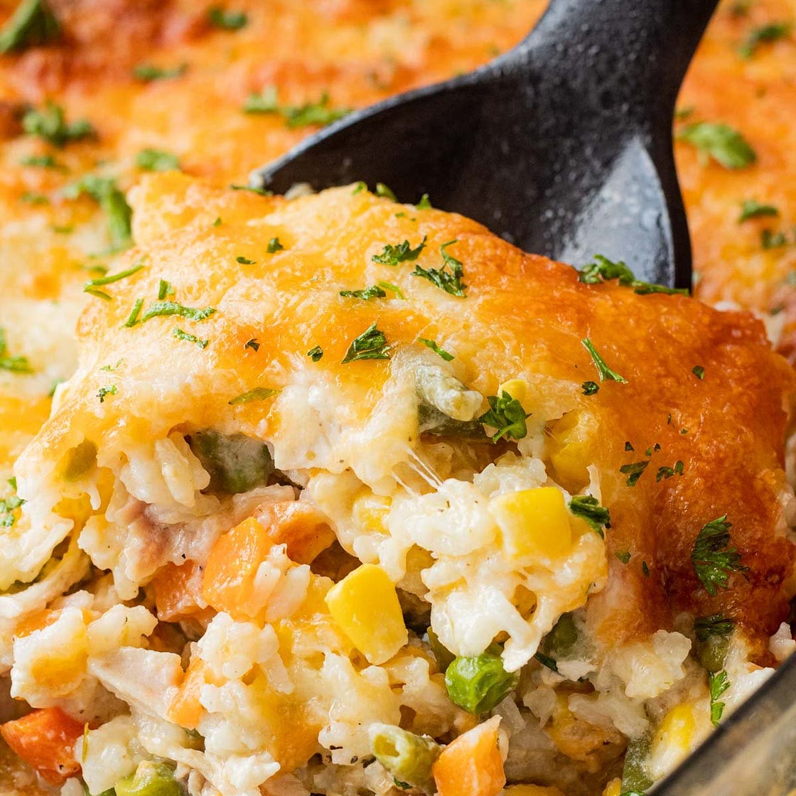 Creamy Chicken and Rice Casserole