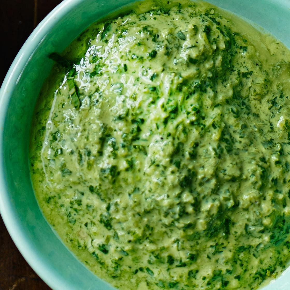 Fresh coriander chutney