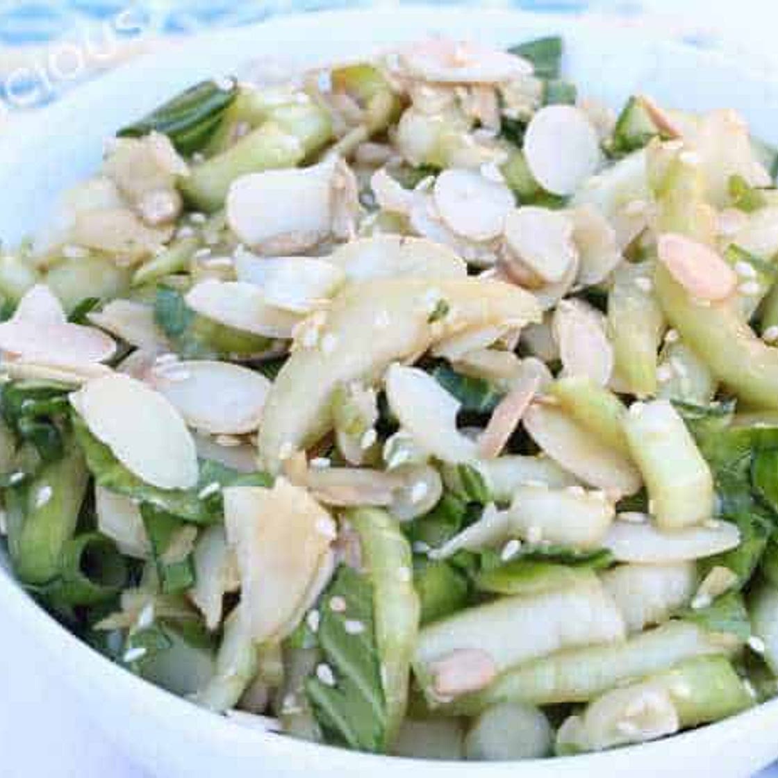 Crunchy Baby Bok Choy Salad
