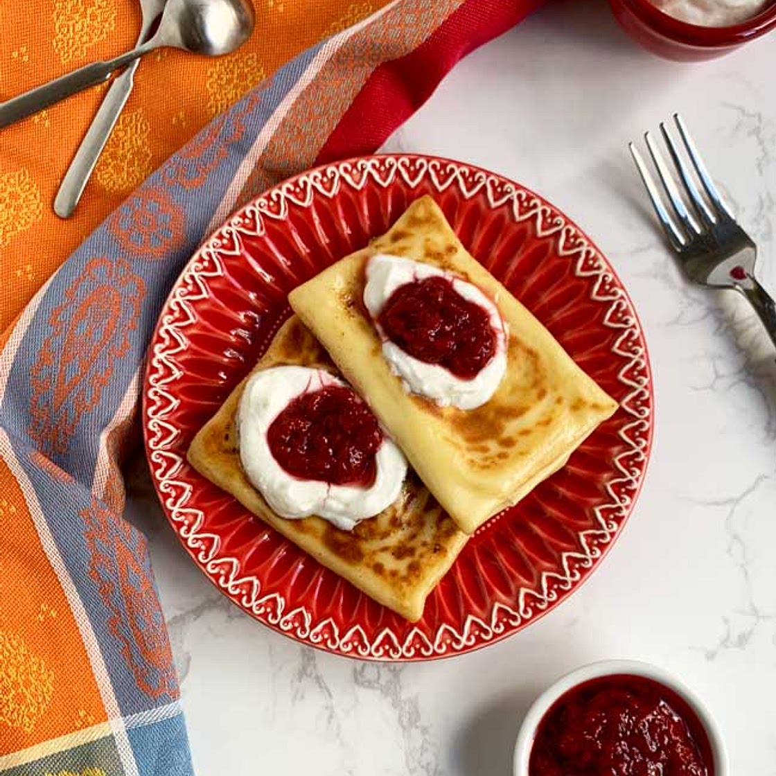 The Best Cheese Blintzes