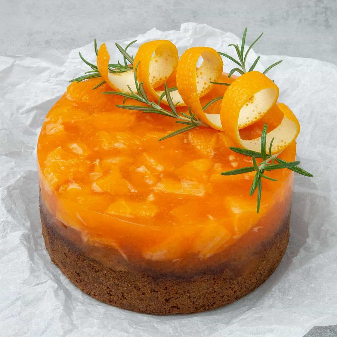 Boozy Orange Aperol Spritz cake