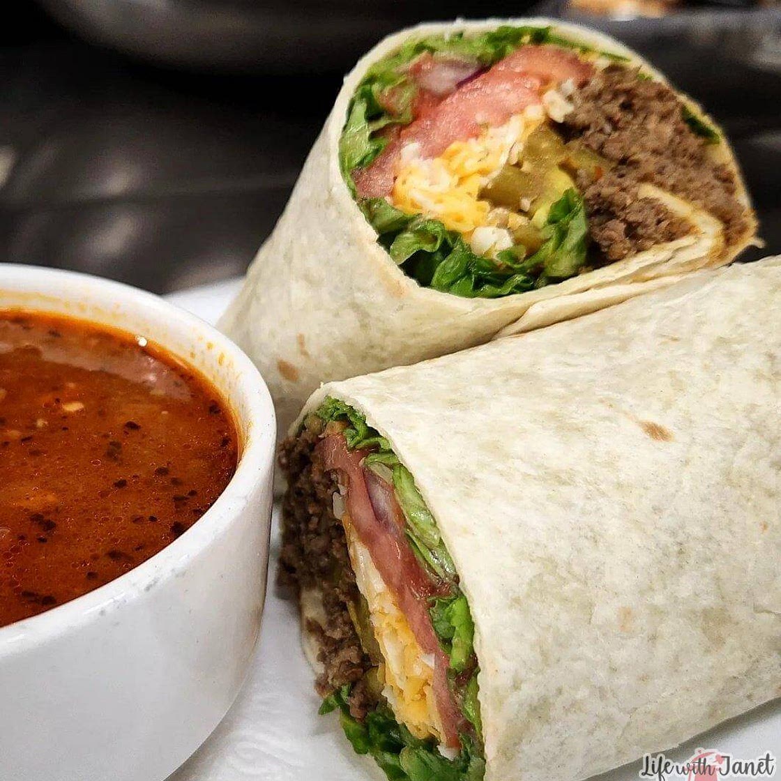 Nacho Cheese Beef Wrap