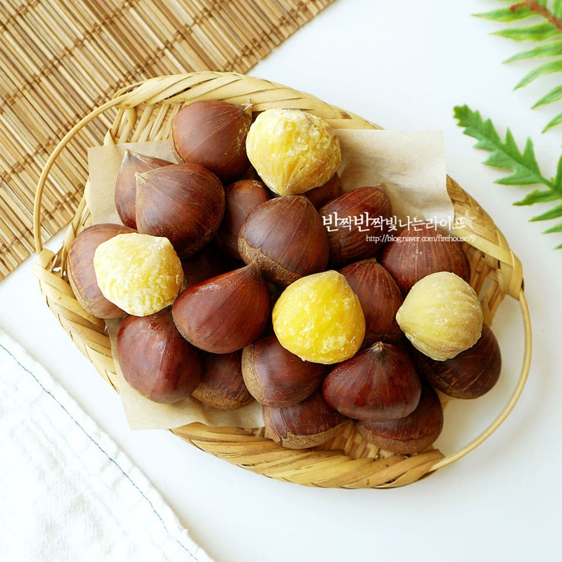 밤 삶는법 삶는시간 냄비 찜기 햇밤 밤삶기