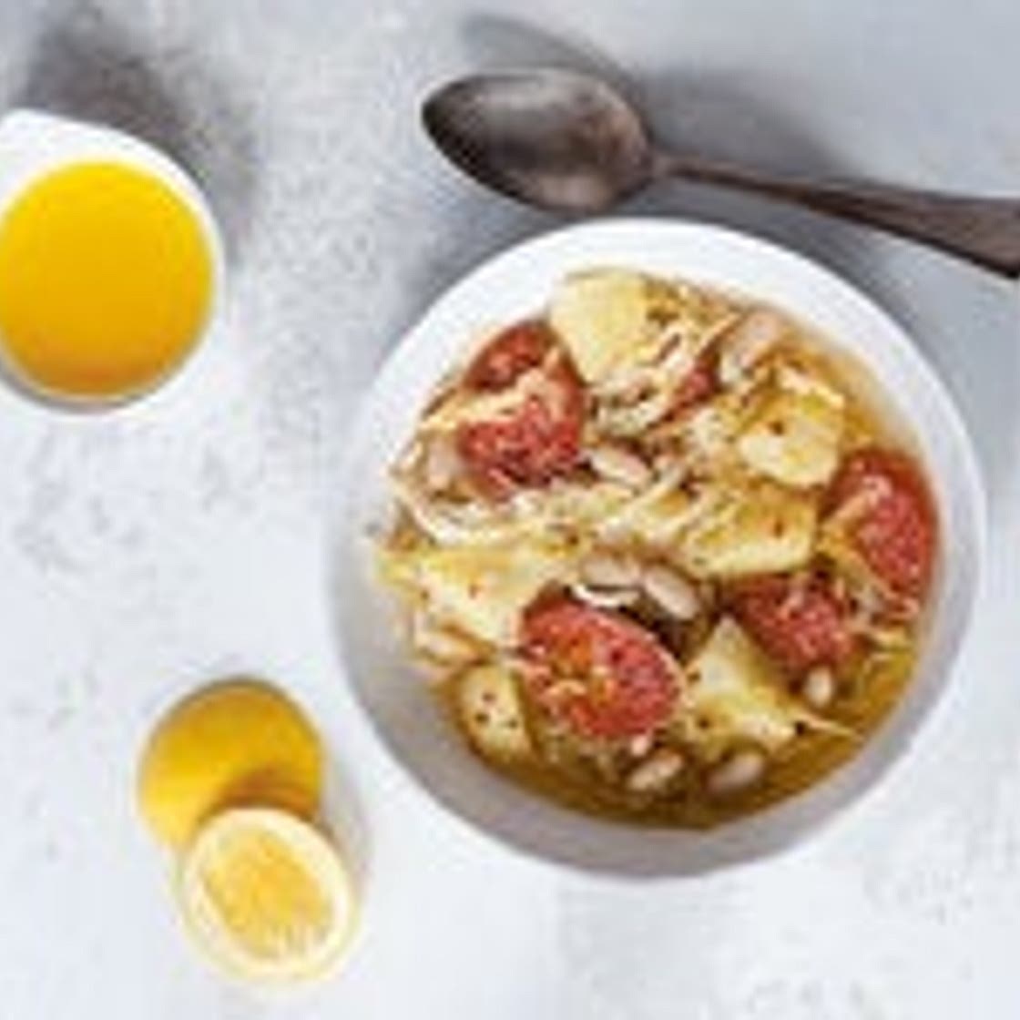 Spicy Cabbage and Chorizo Soup