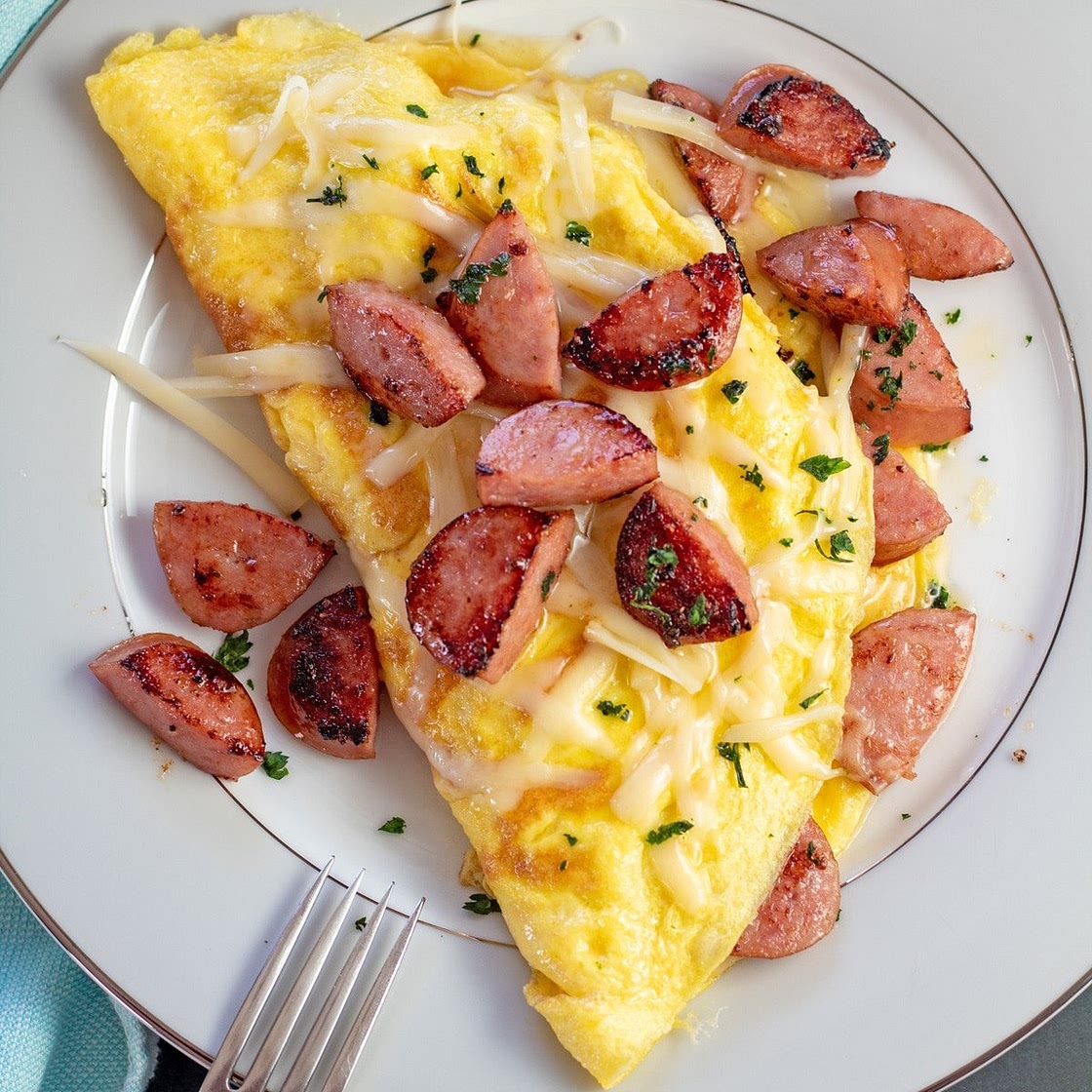 Kielbasa Swiss Omelet