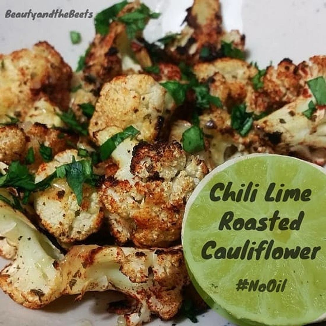 Chili Lime Roasted Cauliflower