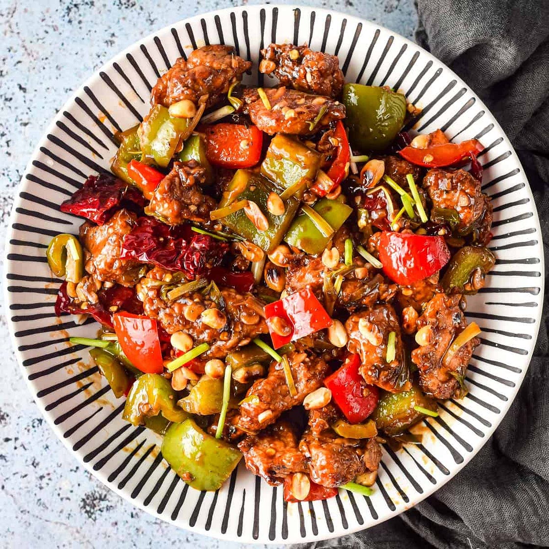 Air Fryer Kung Pao Chicken