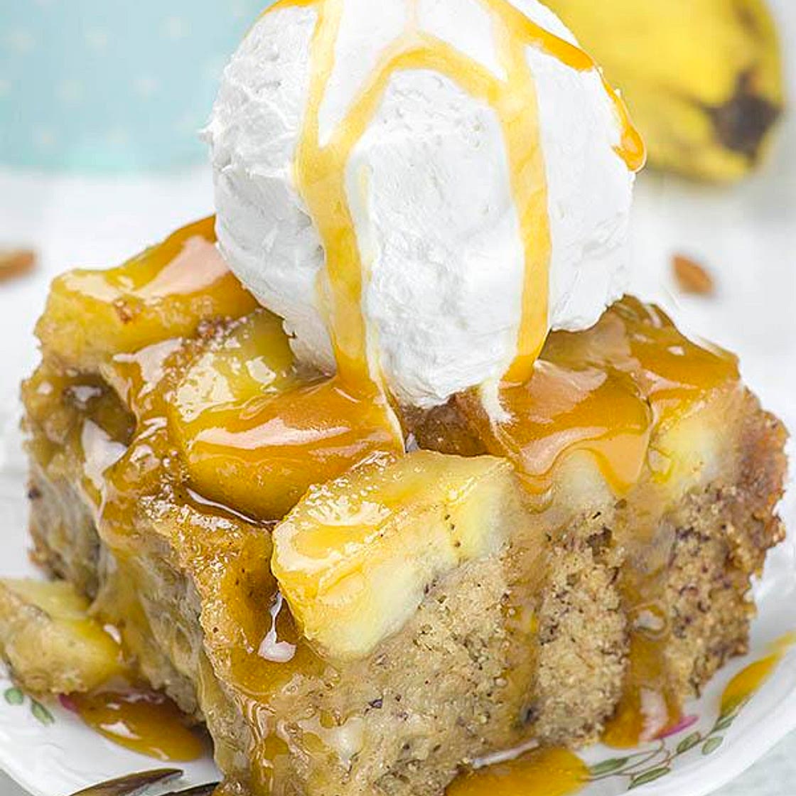 Banana Upside Down Cake
