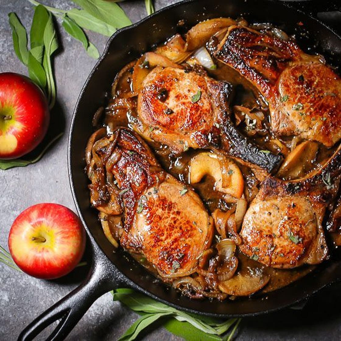 Apple Cider Pork Chops