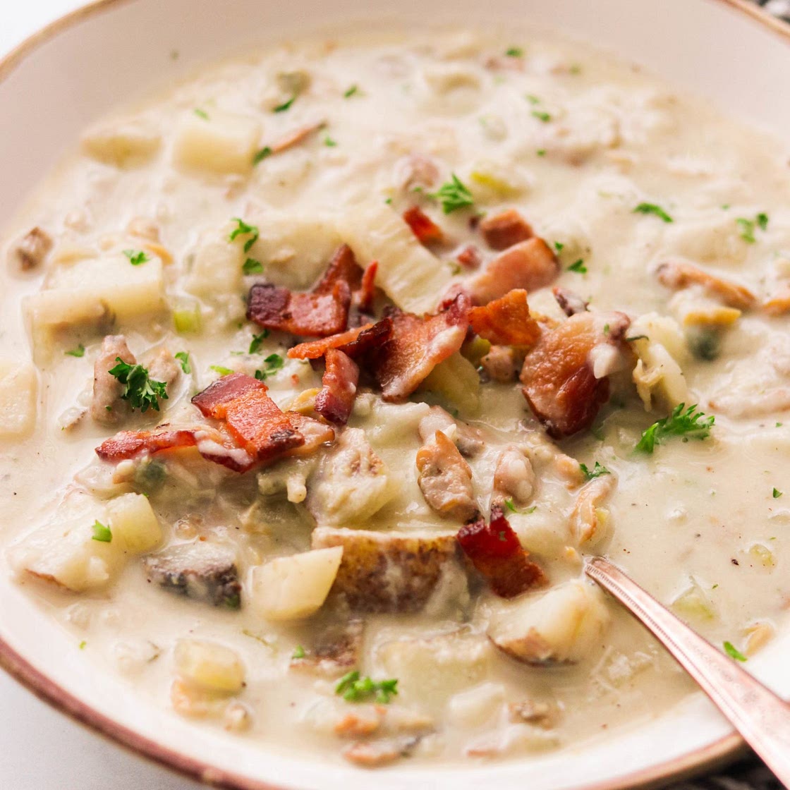 Whole30 Clam Chowder (Paleo & AIP Option)