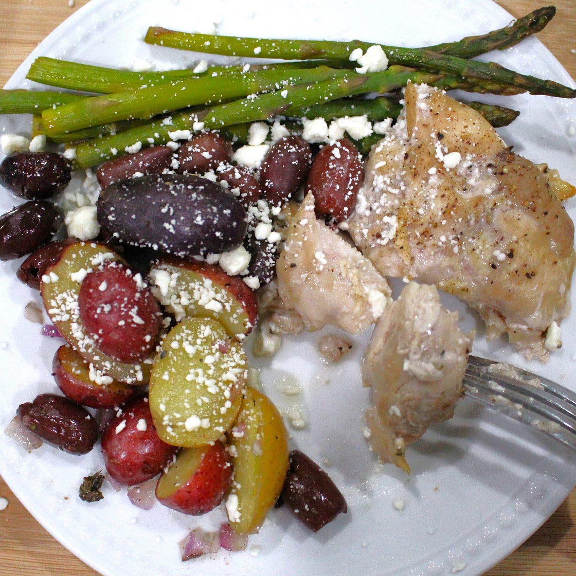 Green Lemon Chicken and Potatoes