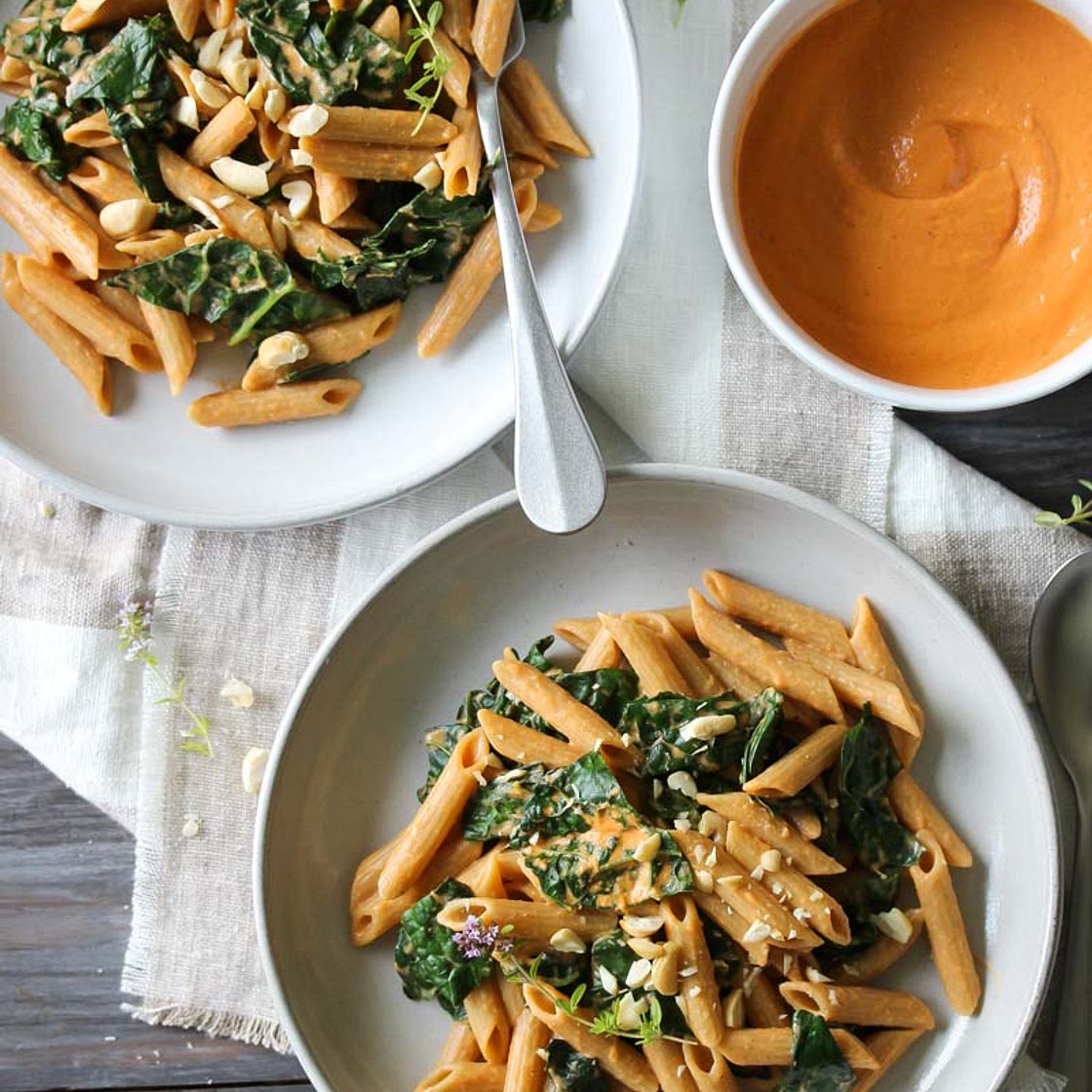 Pasta with Vegan Vodka Sauce