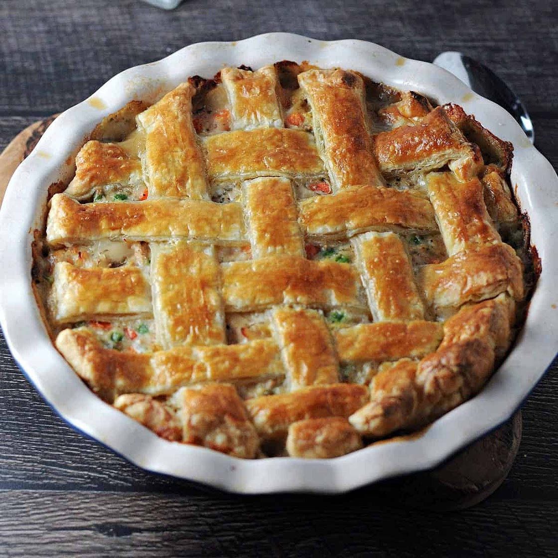 Puff Pastry Turkey Pot Pie