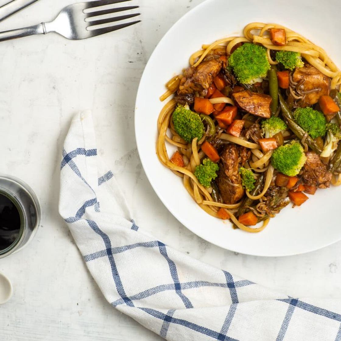 Healthy Chicken Lo Mein