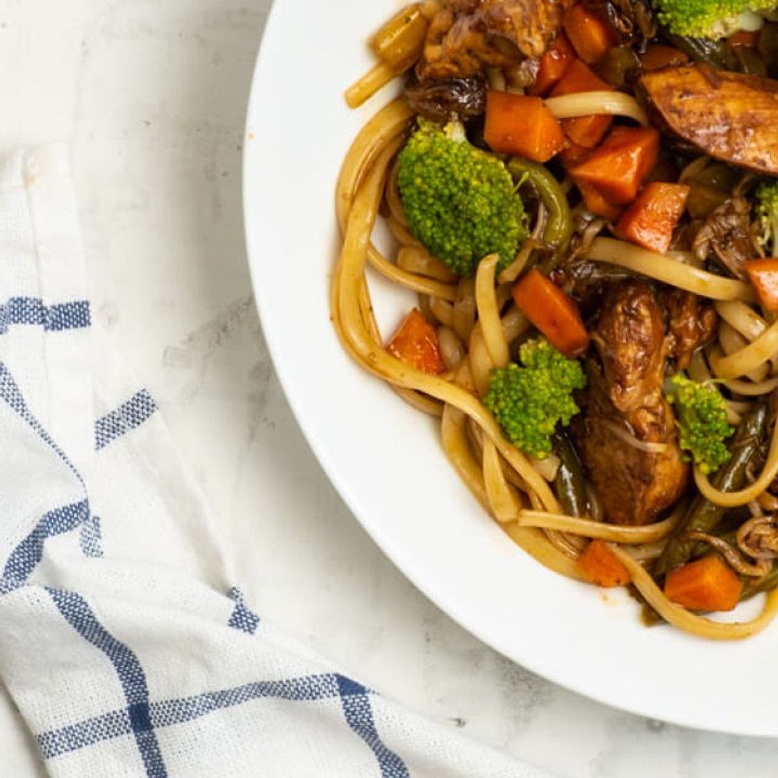 Healthy Chicken Lo Mein