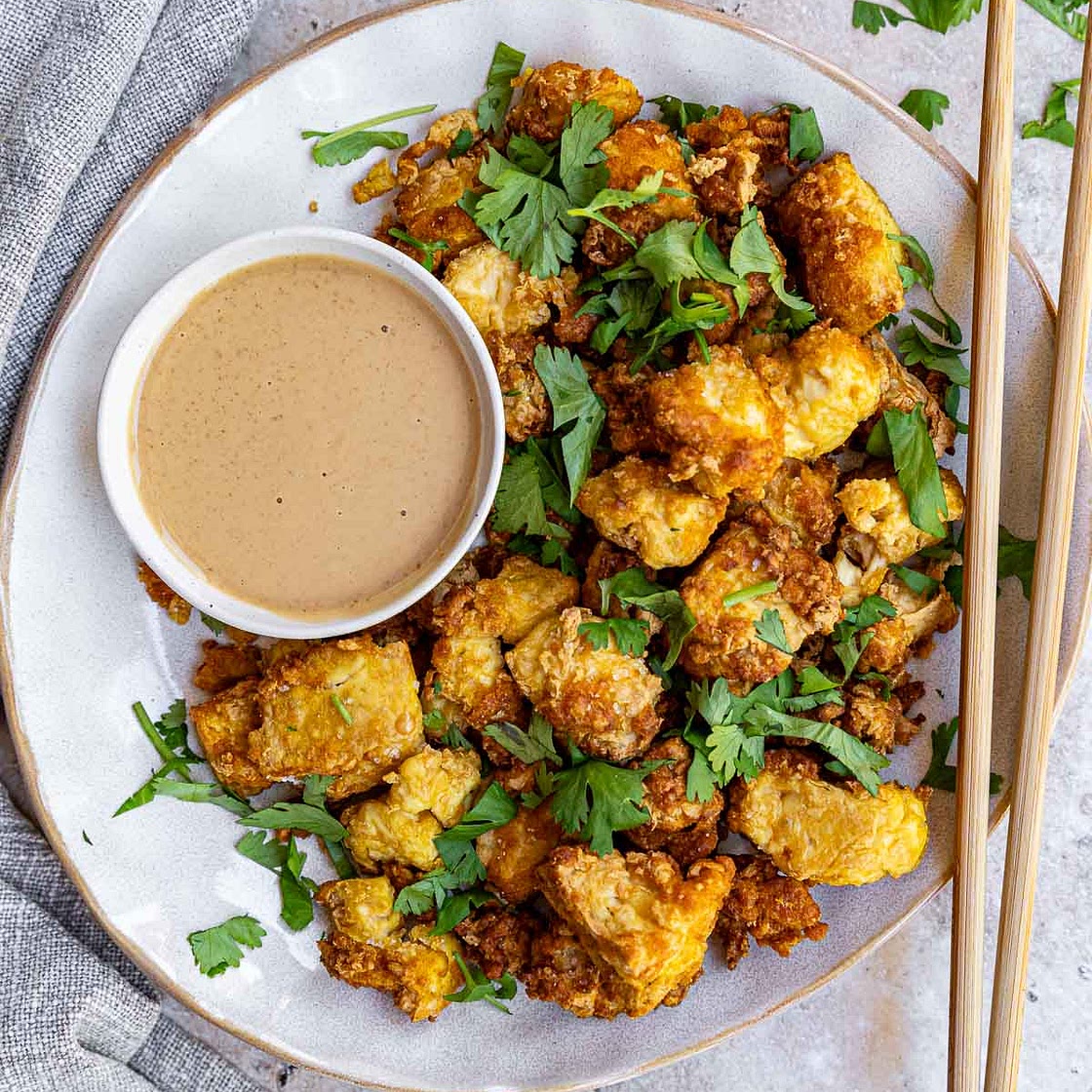Air Fryer Tofu Nuggets