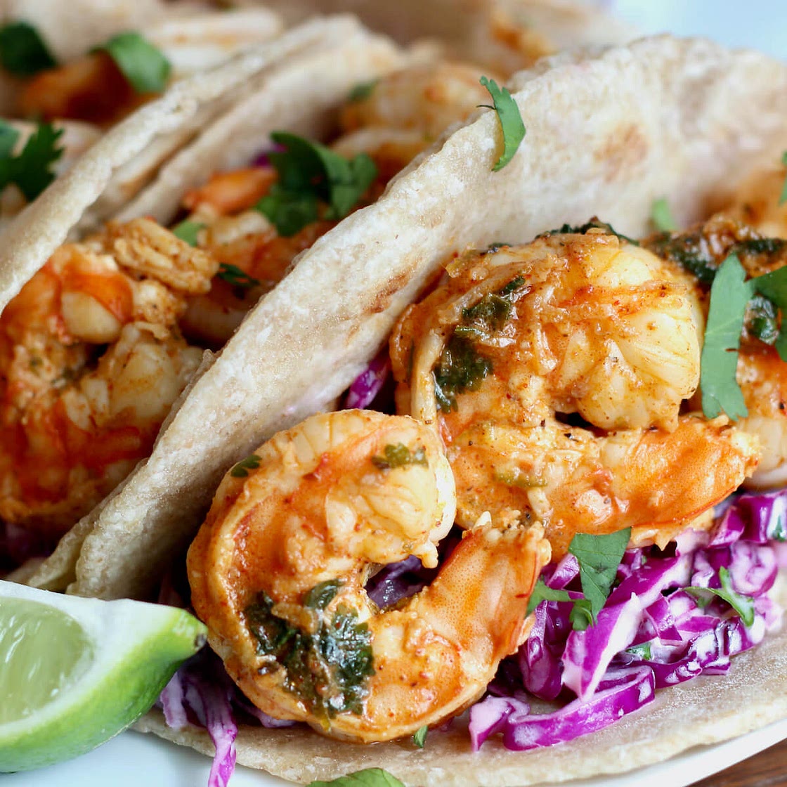 Tequila Lime Shrimp Tacos