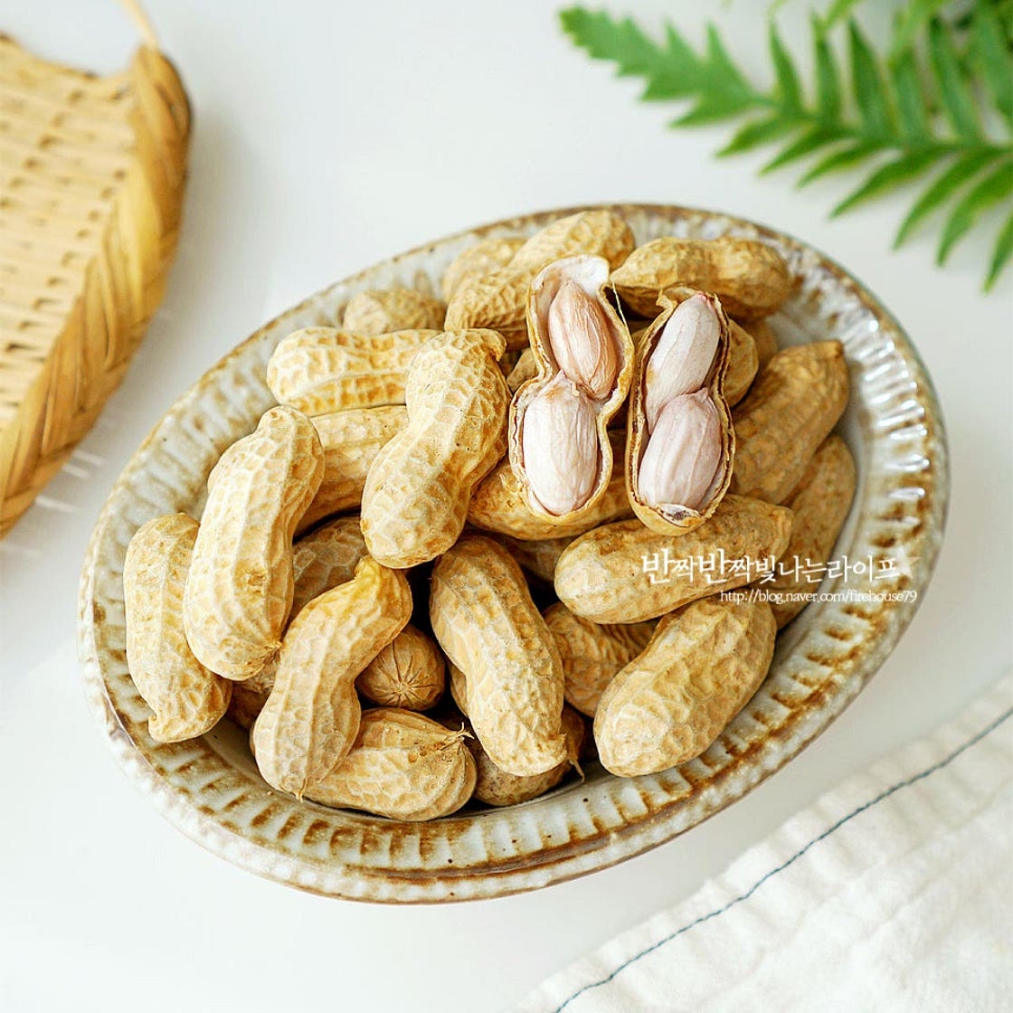 껍질 땅콩삶기 땅콩 삶는법 삶는시간