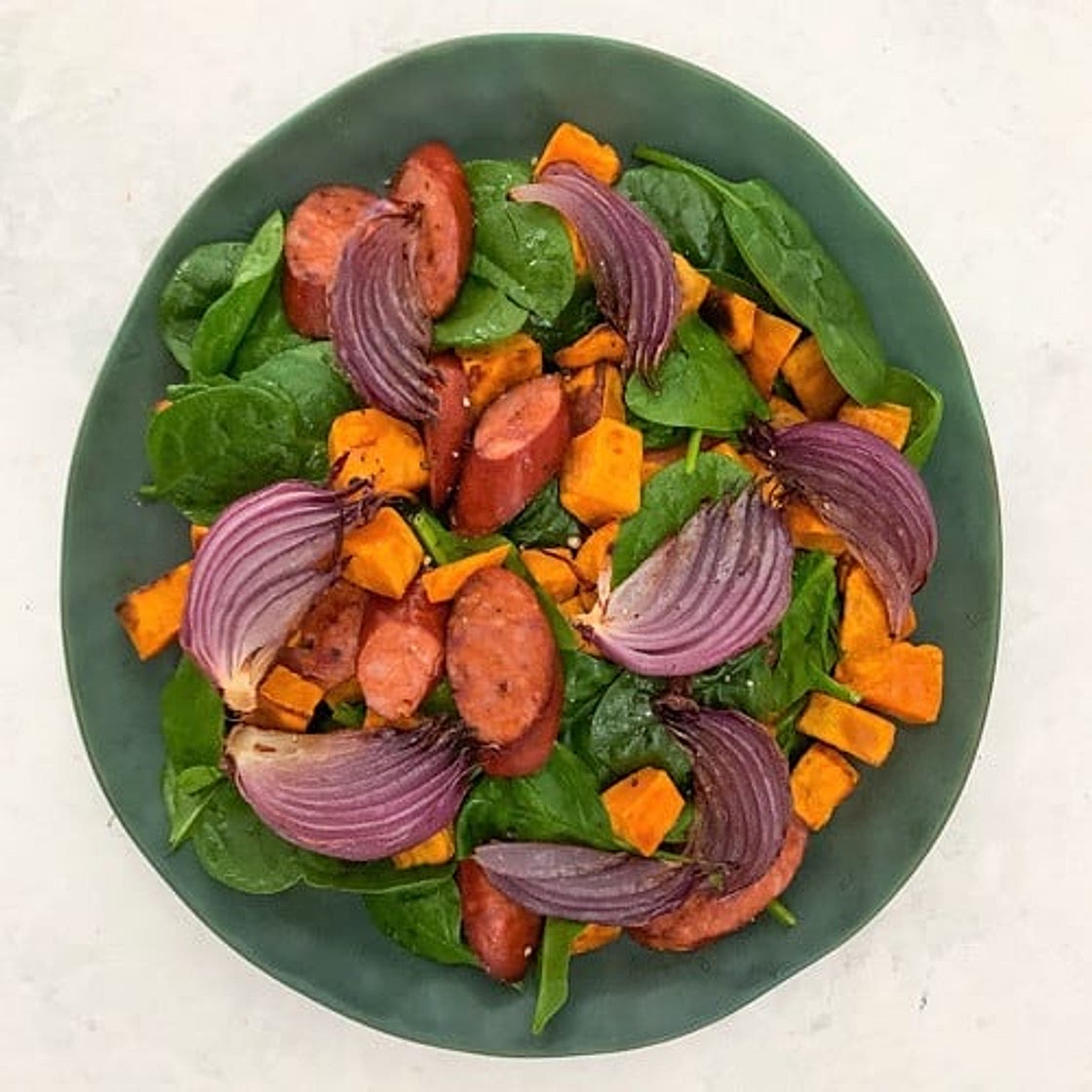 Chorizo Salad with Sweet Potato