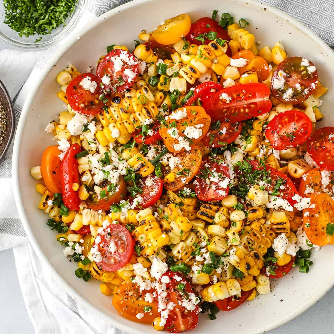Grilled Corn Salad