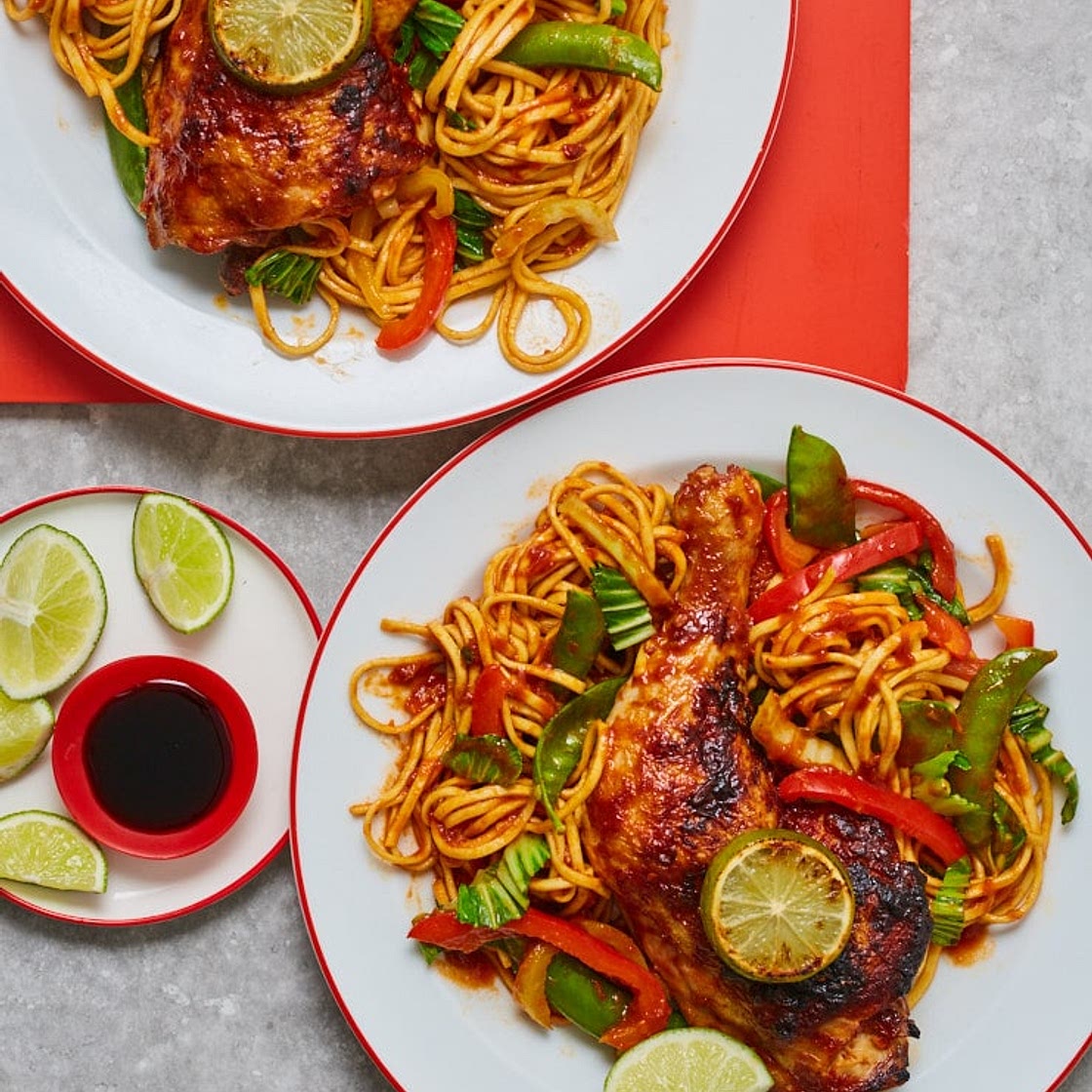 Sticky Chilli Chicken with Noodles | Slimming & Weight Watchers Friendly