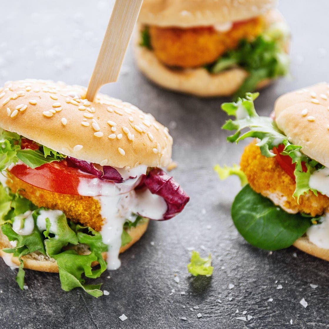 Chicken Cordon Bleu Burger