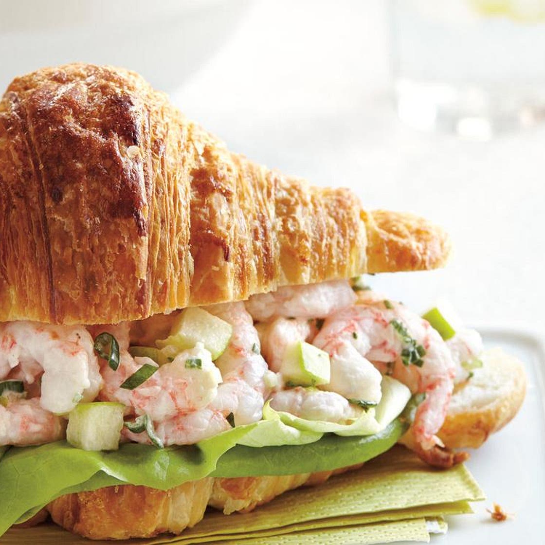 Nordic Shrimp Croissant Sandwiches