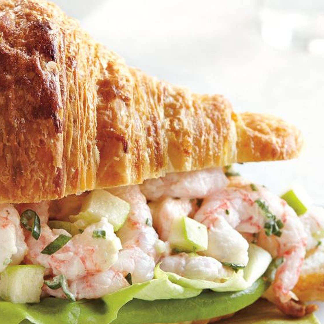 Nordic Shrimp Croissant Sandwiches