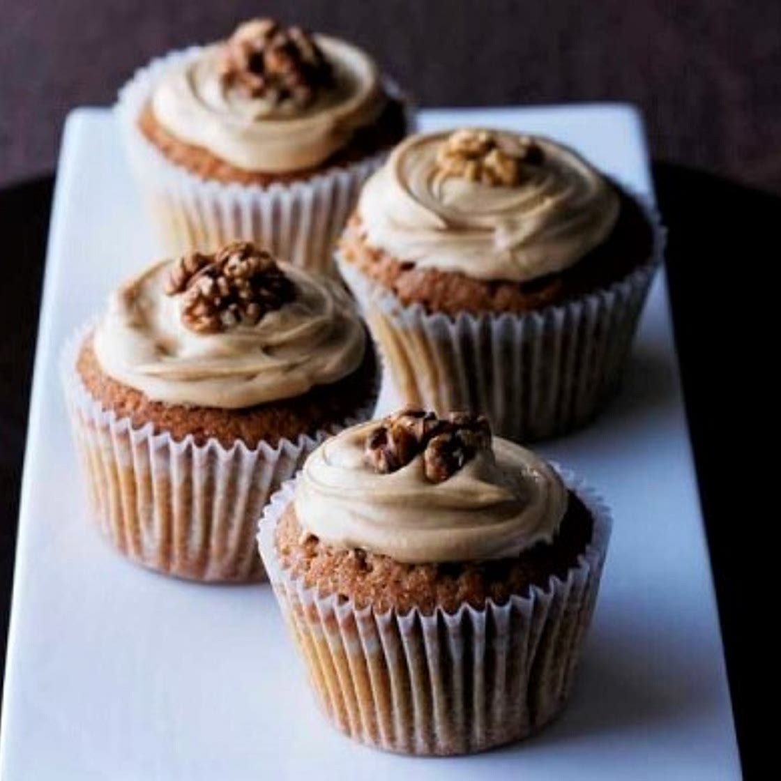 Coffee and Walnut Cupcakes