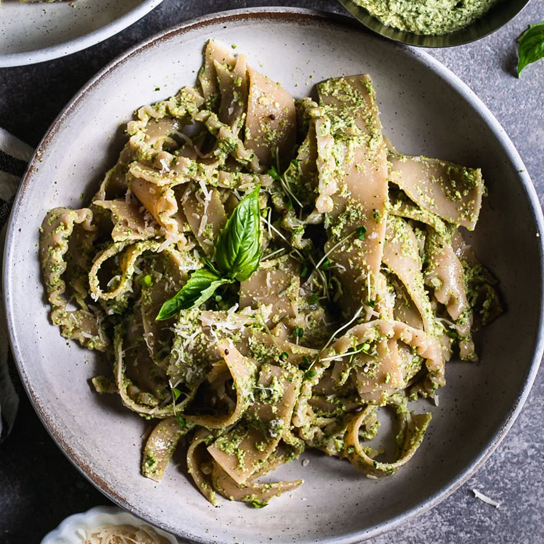 Olive Pesto Pasta