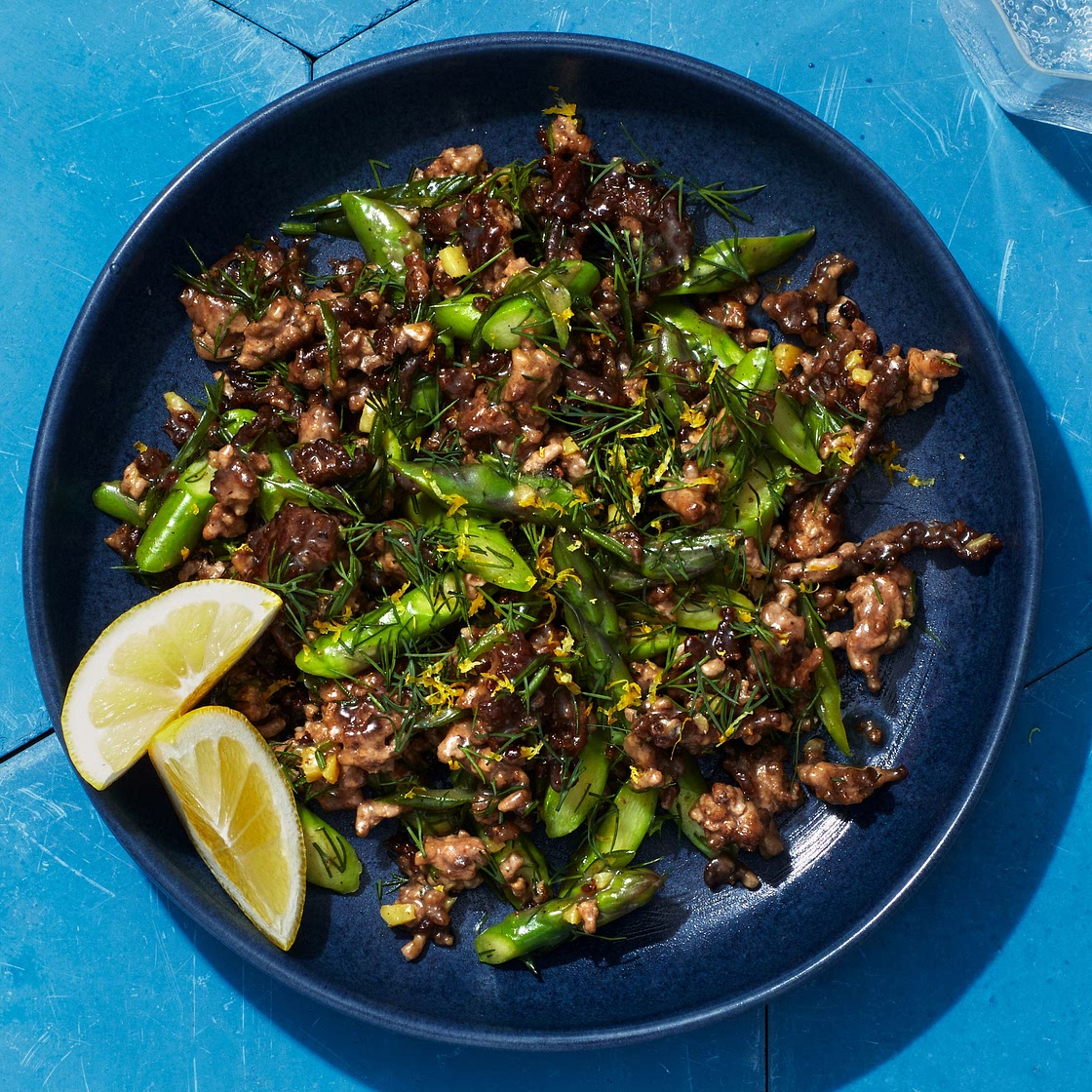 10-Minute Lamb and Asparagus Stir-Fry