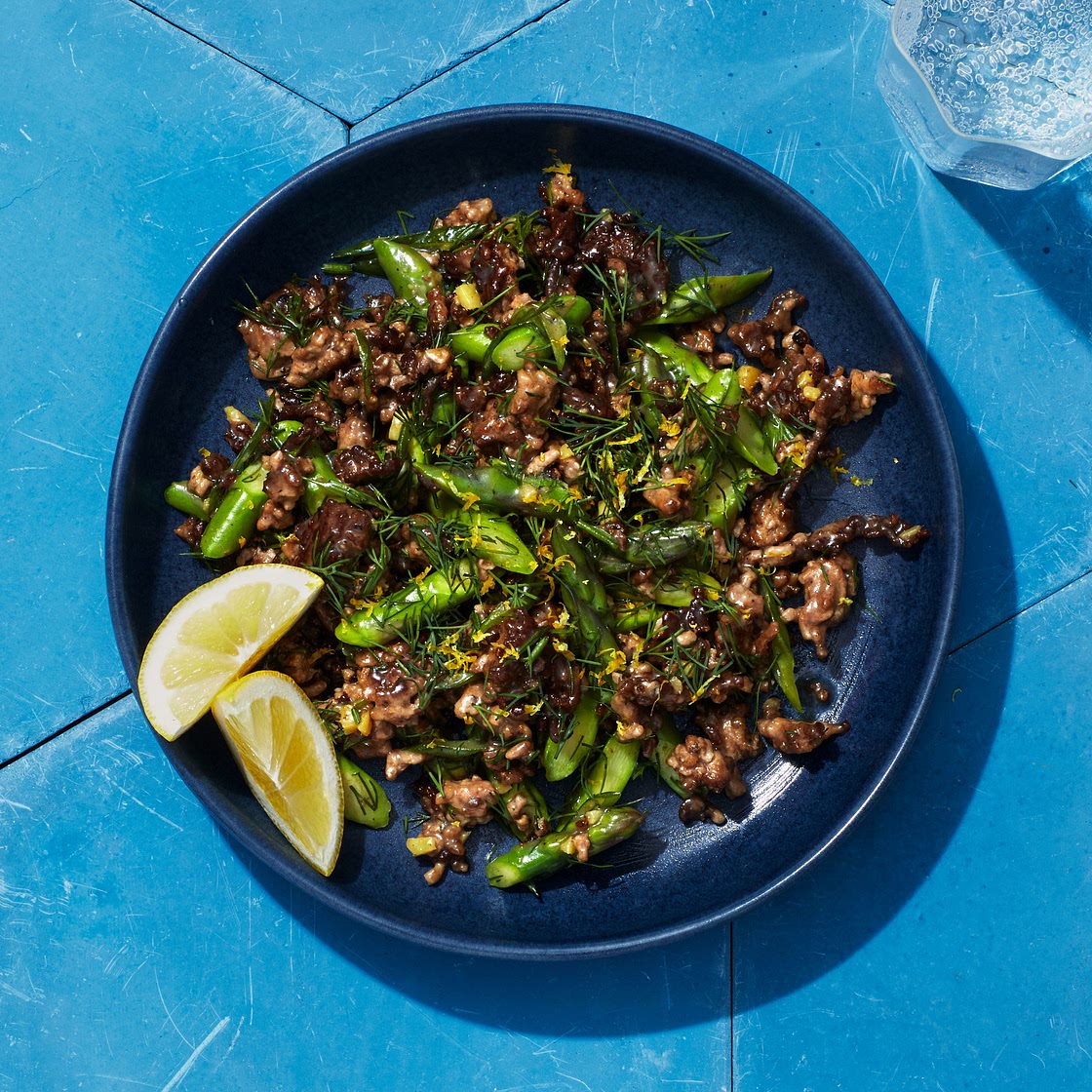 10-Minute Lamb and Asparagus Stir-Fry
