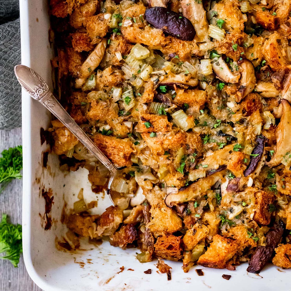 Vegetarian Shiitake Mushroom Stuffing