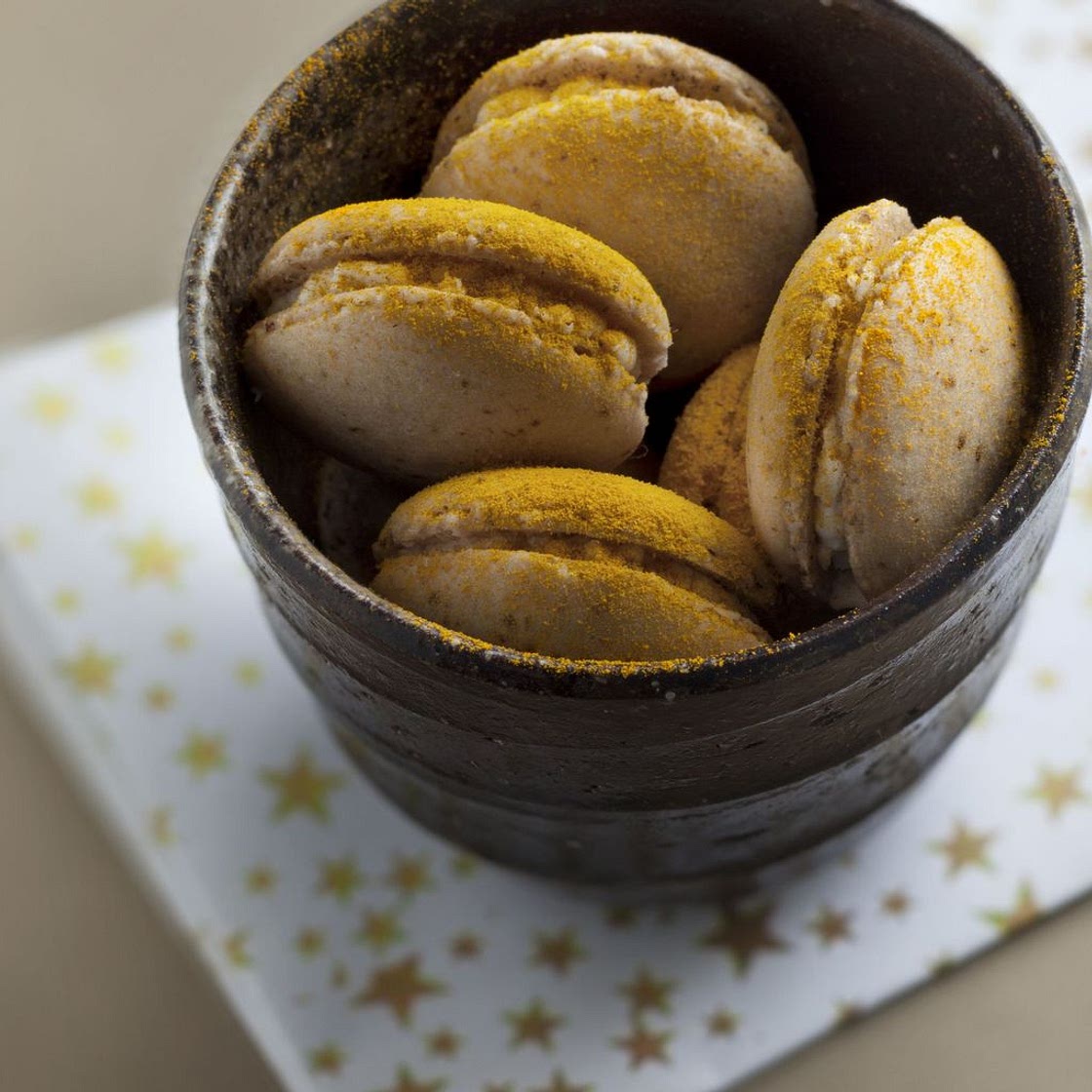 Macarons chèvre / miel