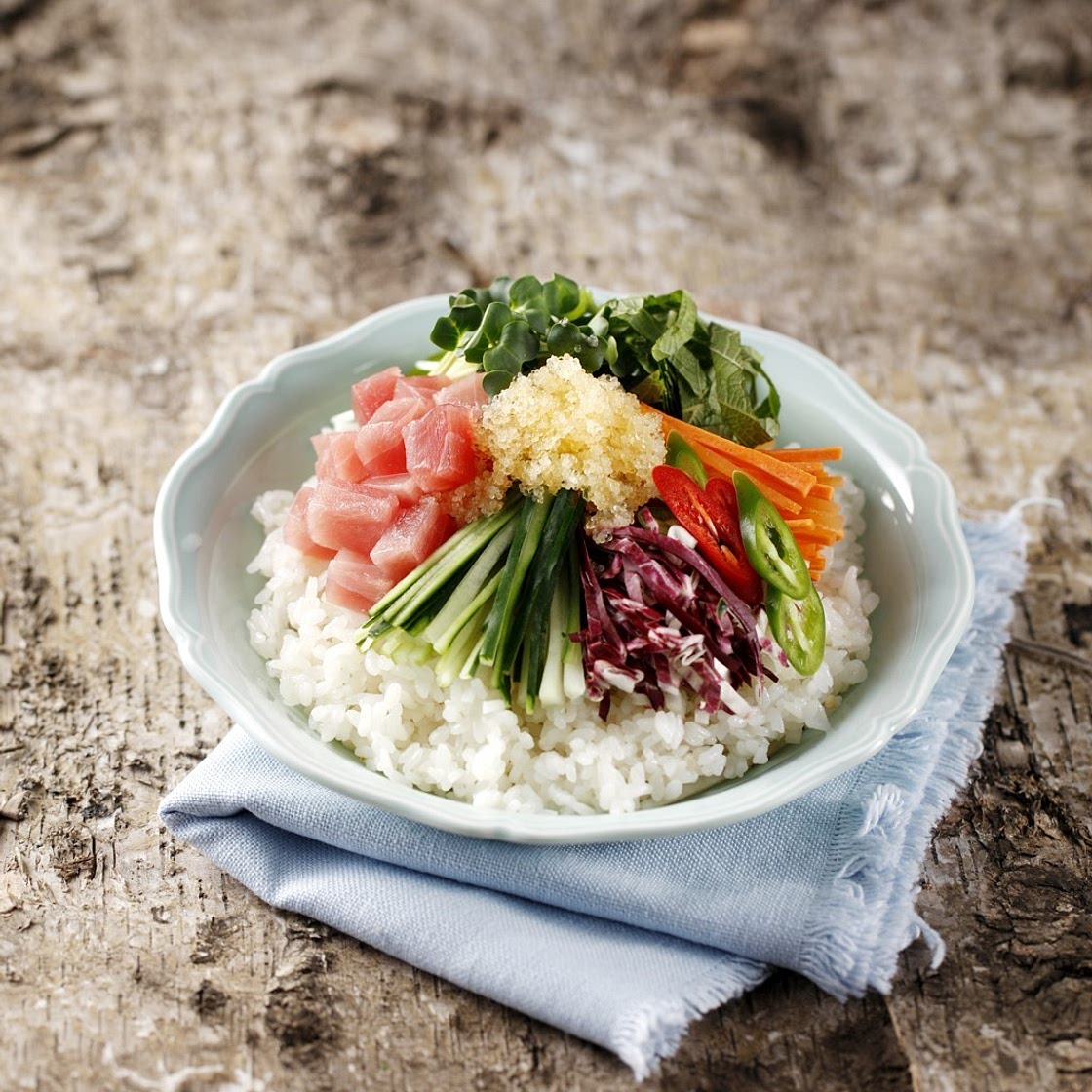 참치회 채소비빔밥 만드는 법