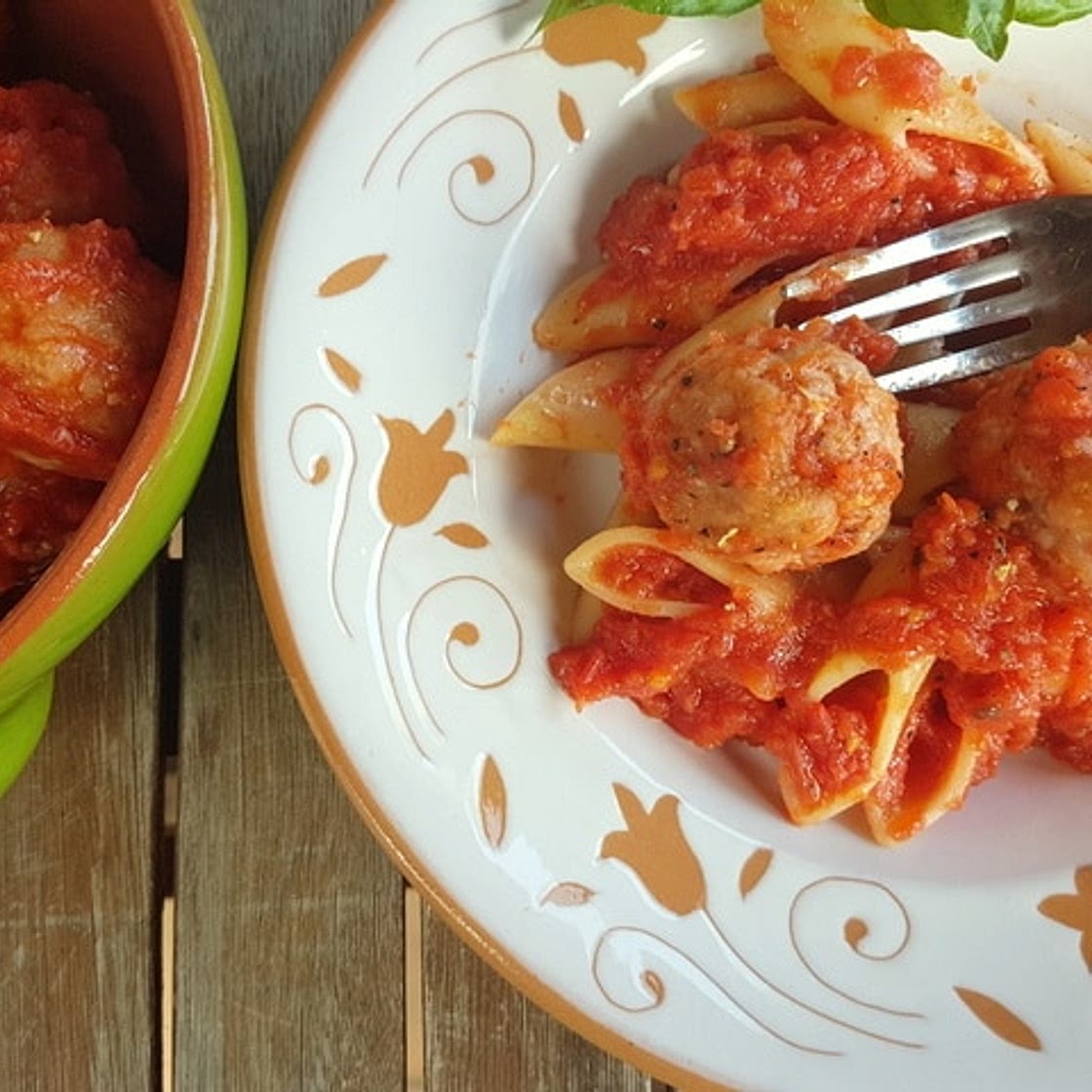 Sicilian Fresh Tuna Meatballs with Pasta