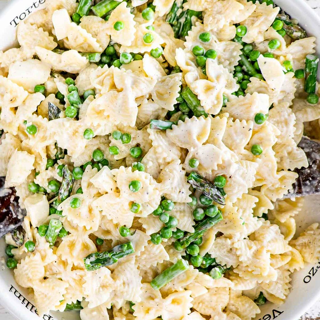 Asparagus and Peas Pasta Salad