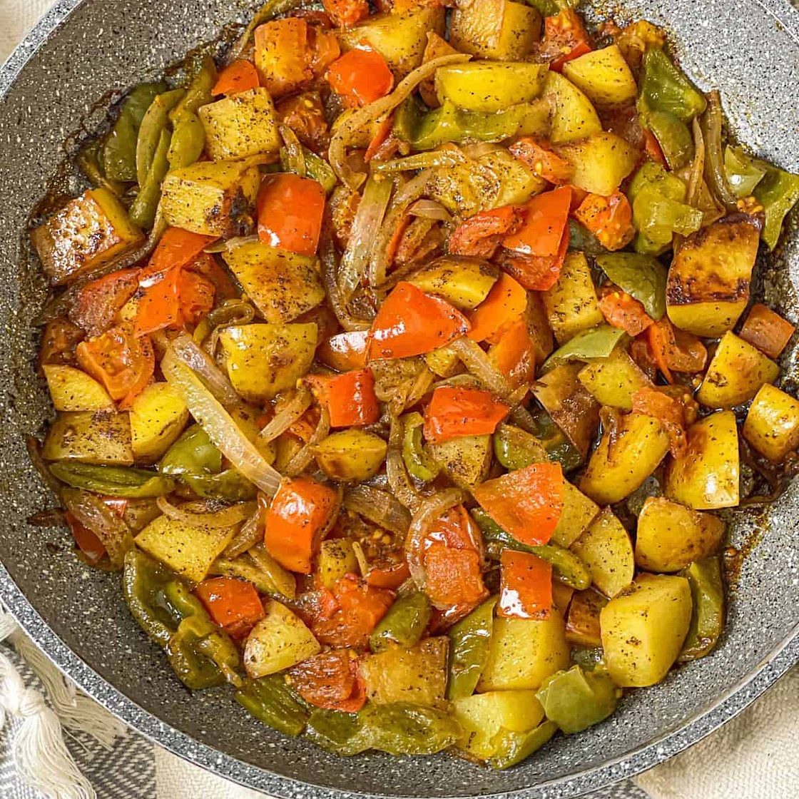 Skillet-Sautéed Potatoes and Onions