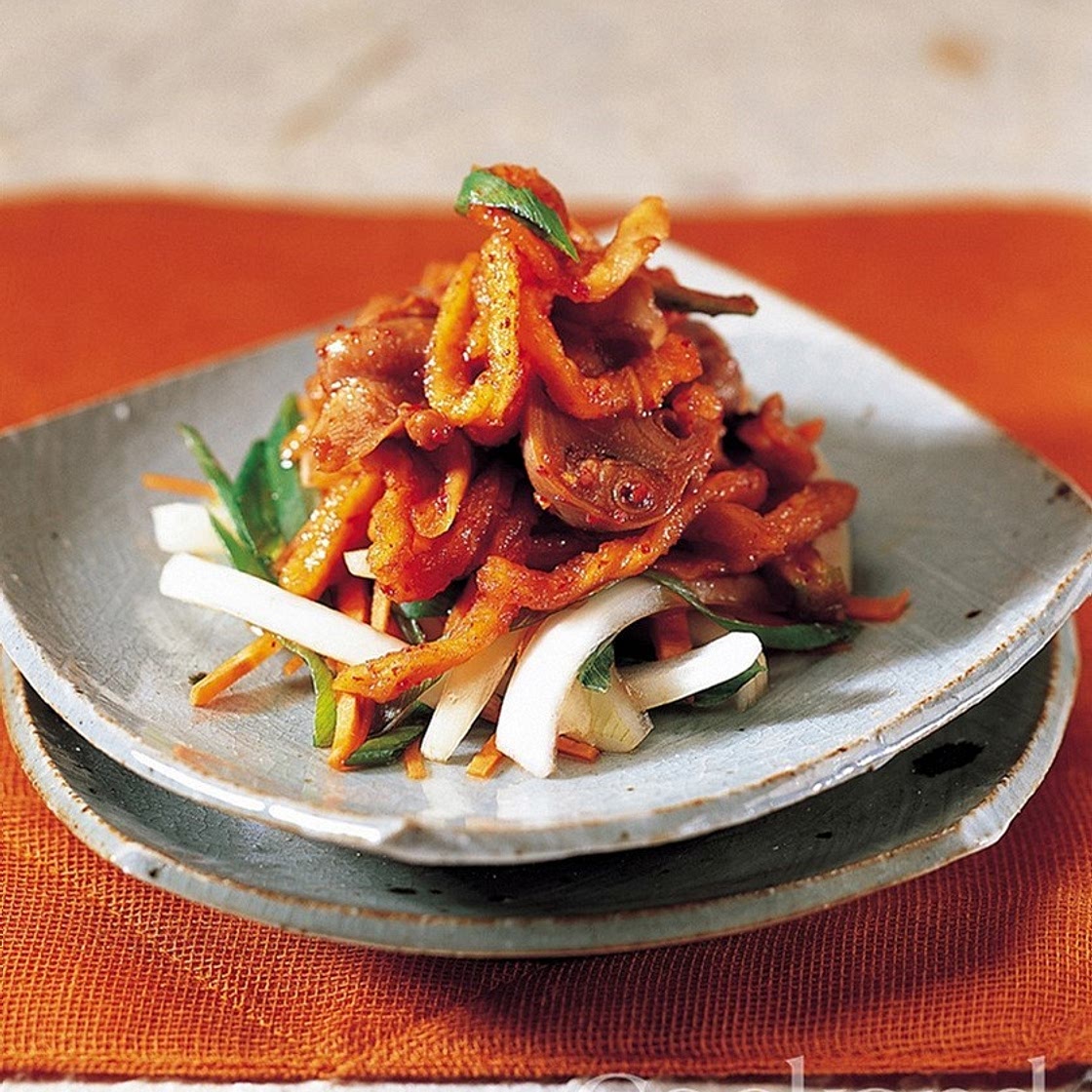 무말랭이 골뱅이무침 만드는 법