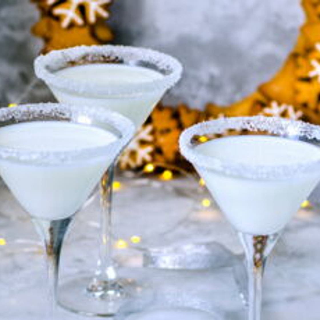 Martini à la noix de coco pour Noël