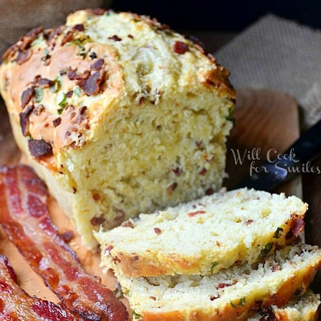Bacon & Cheese Savory Bread