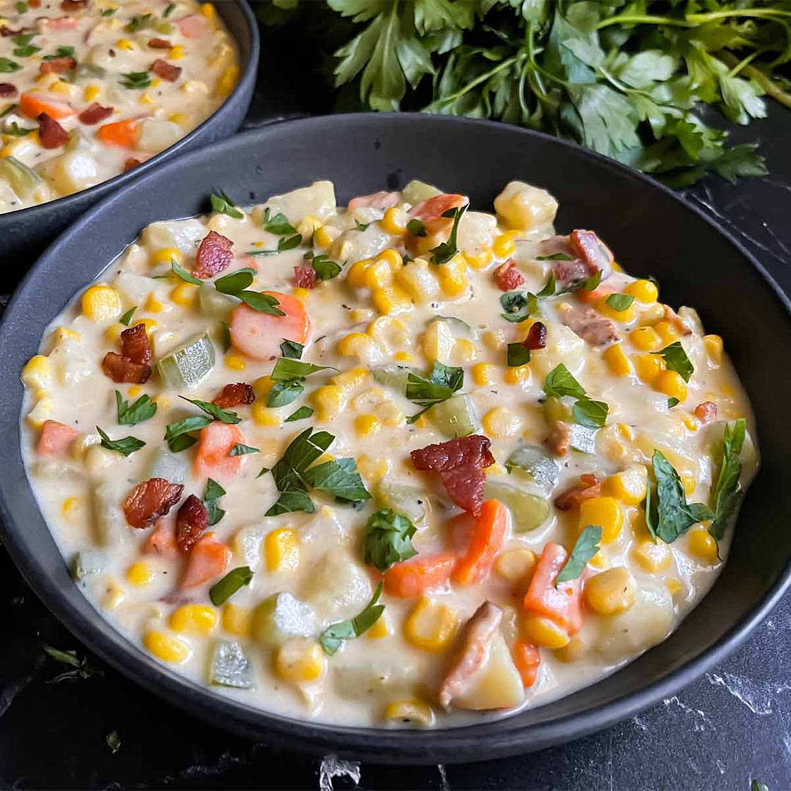 Creamy Creamy Potato Corn Chowder Recipe