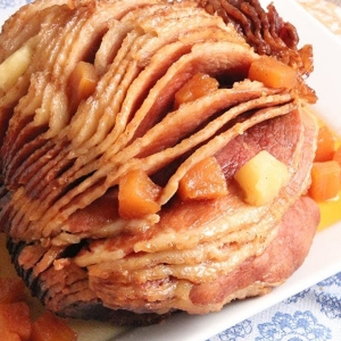 Crockpot Brown Sugar Pineapple Ham Recipe