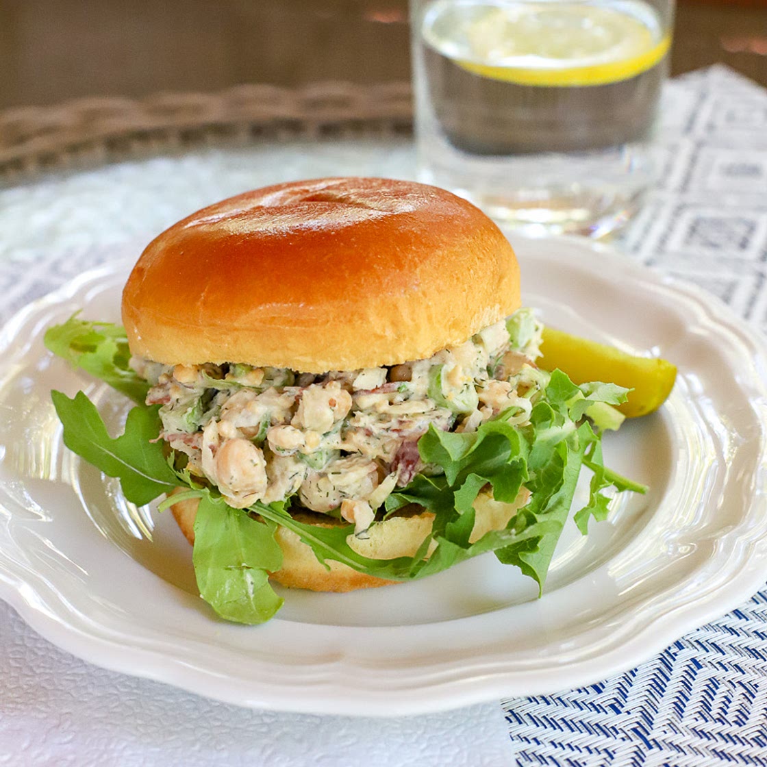 Classic Chickpea "Chicken" Salad
