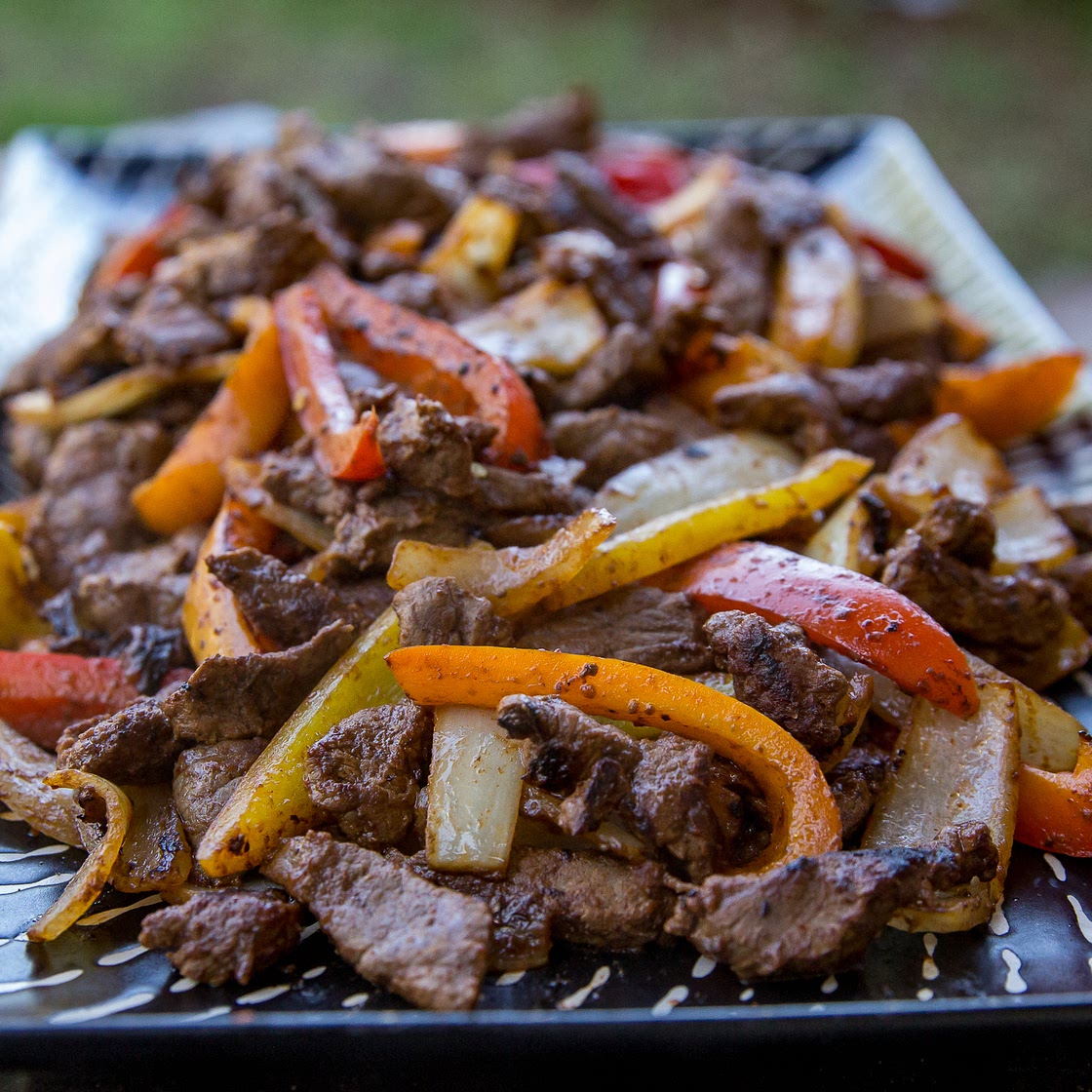 Blackstone Steak Fajitas