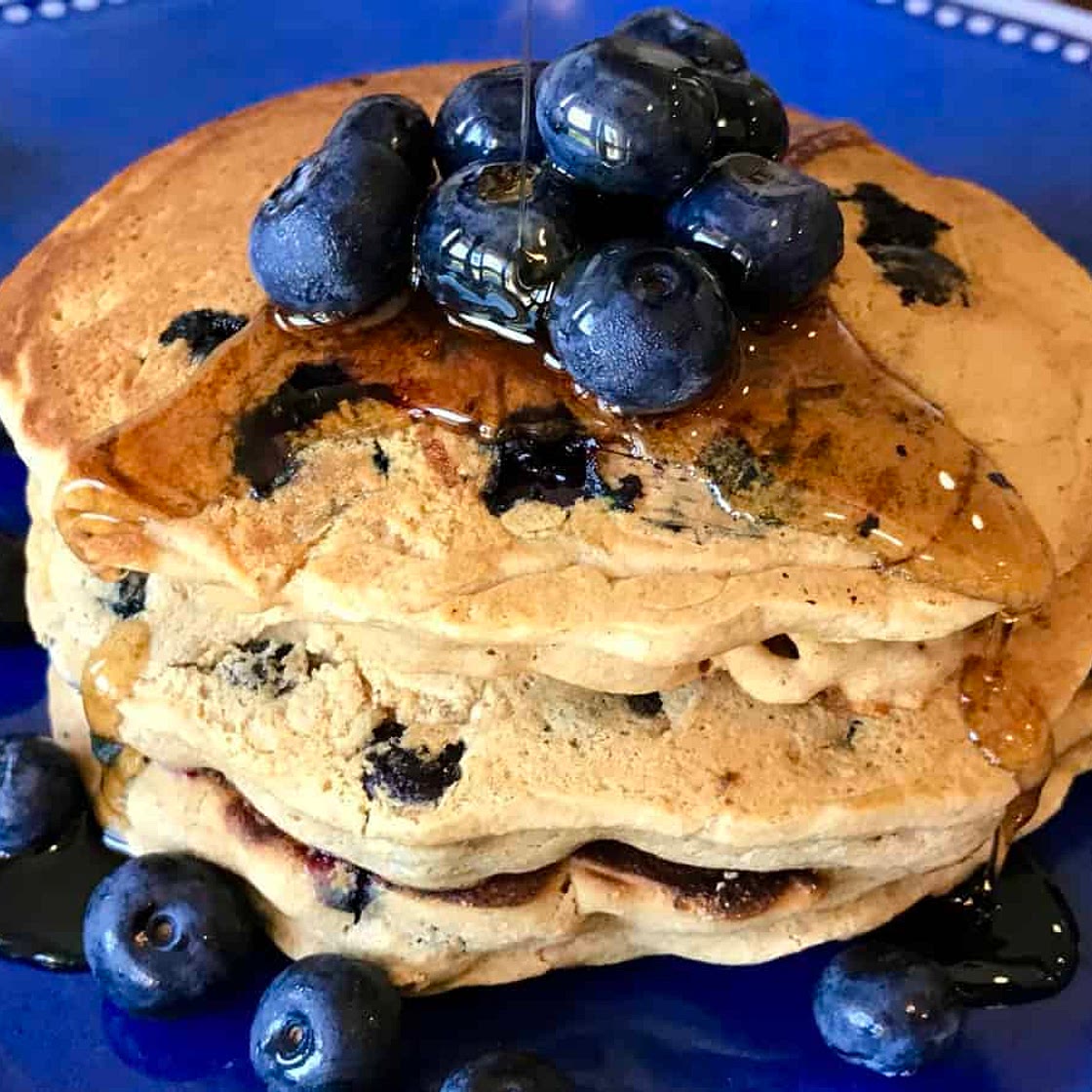 The Best Blueberry Pancakes (Vegan and Gluten Free)