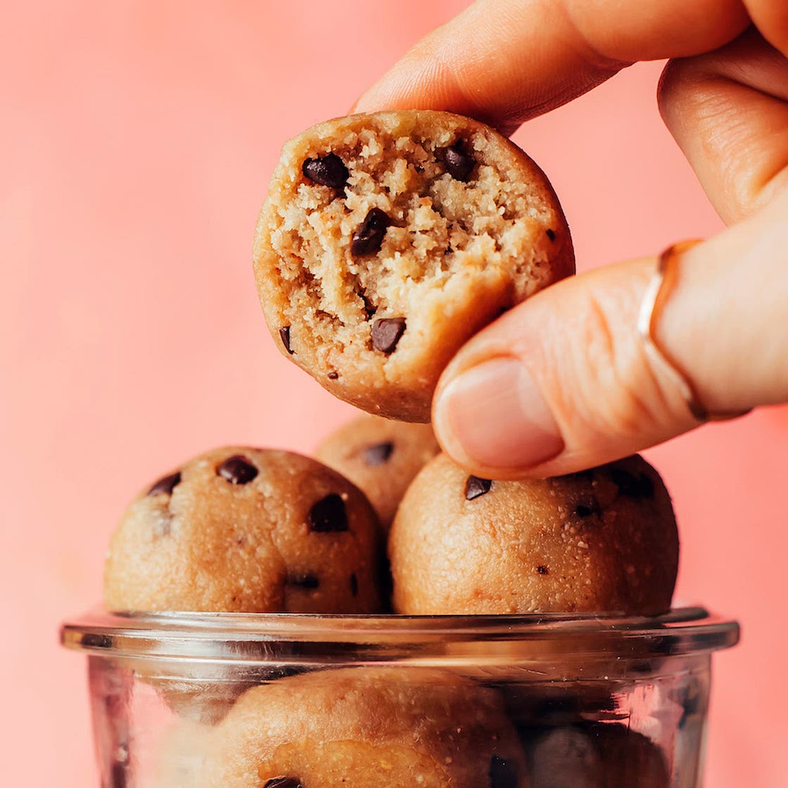 No-Bake Cookie Dough Bites (5 Minutes!)